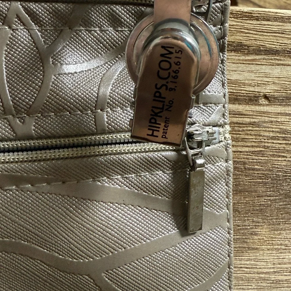 HipKlips Stylish Taupe Satchel Bag